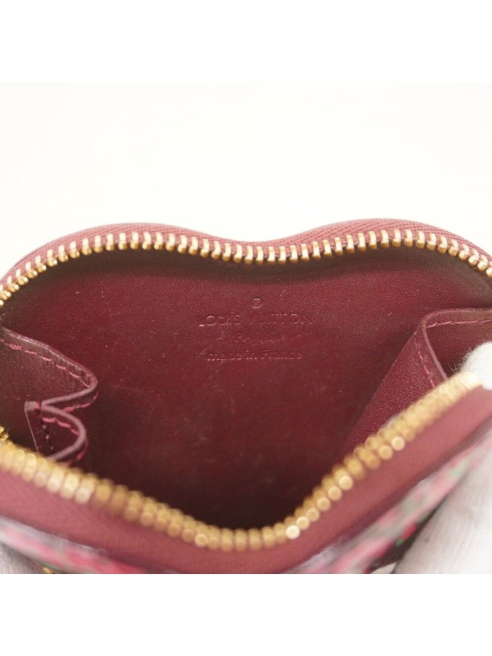 Louis Vuitton Coin Case Vernis Leopard Portomonecle Bordeaux Pink - Picture 4 of 6